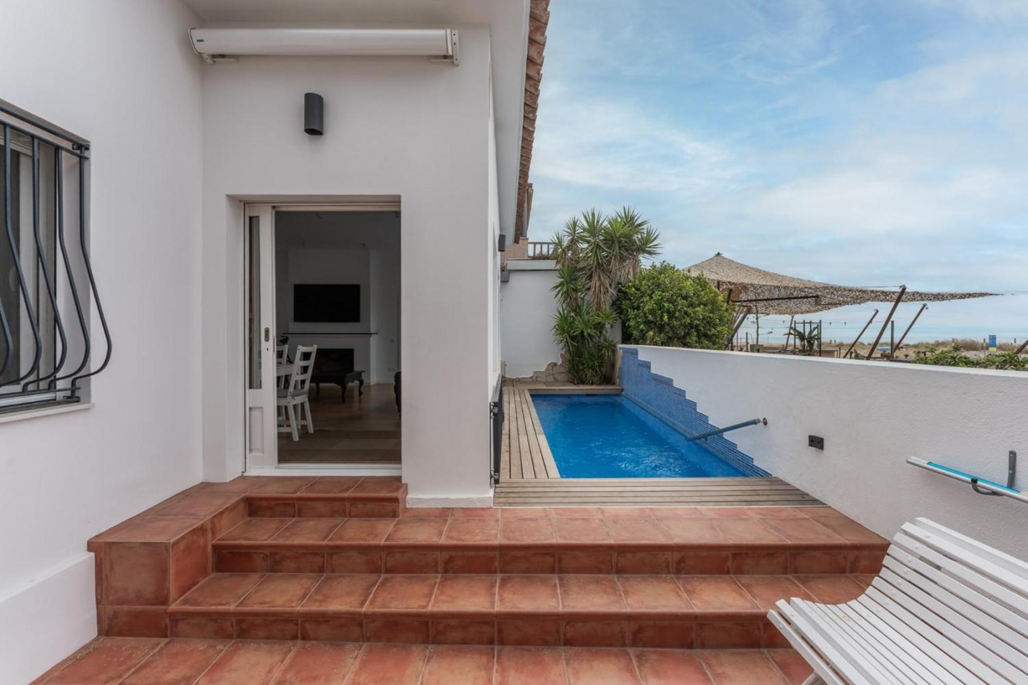 Beach Villa Cristina By Hhbcn Castelldefels Oda fotoğraf